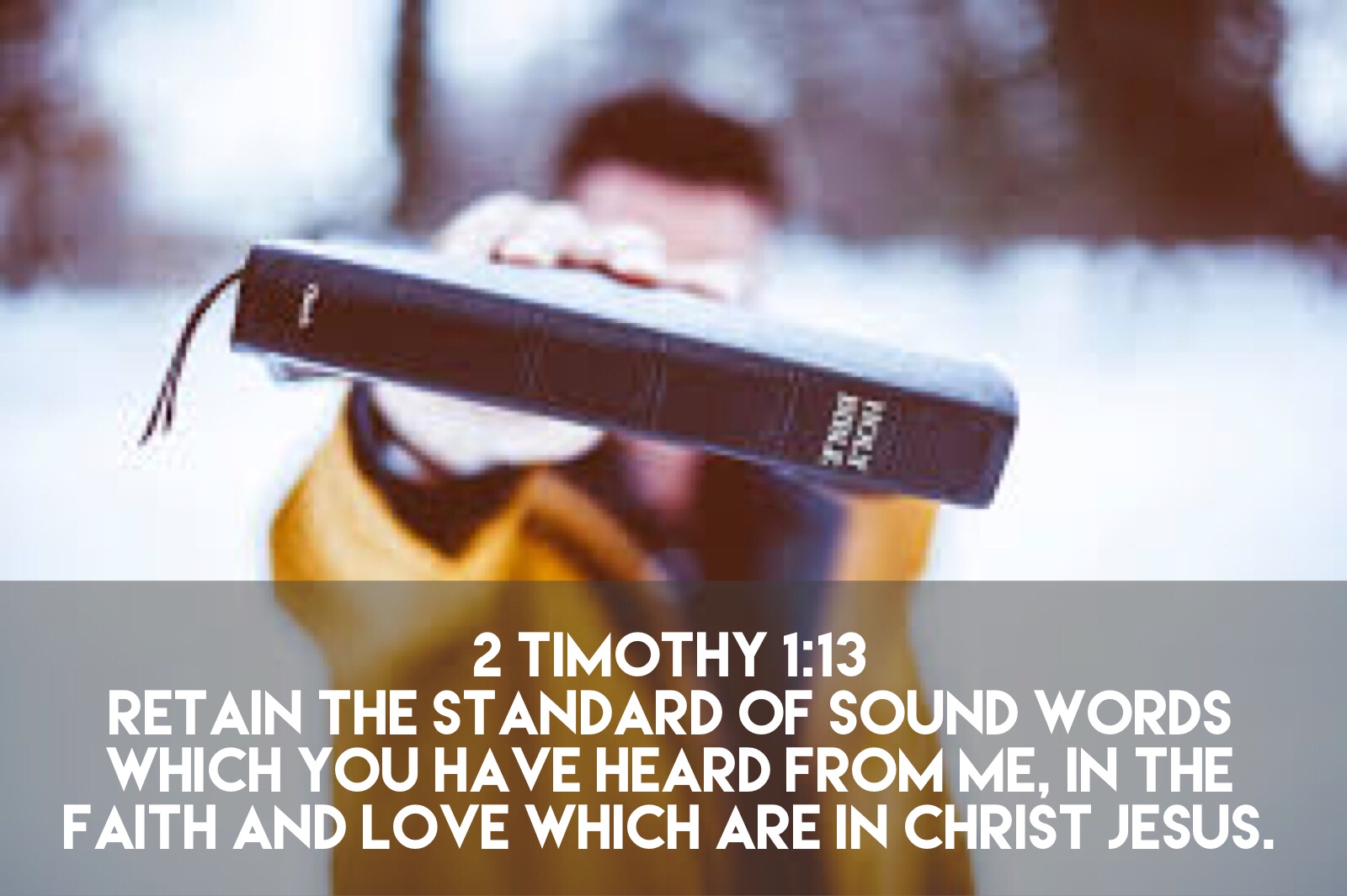 Maintain Sound Words – PASTOR DARRYL BAKER