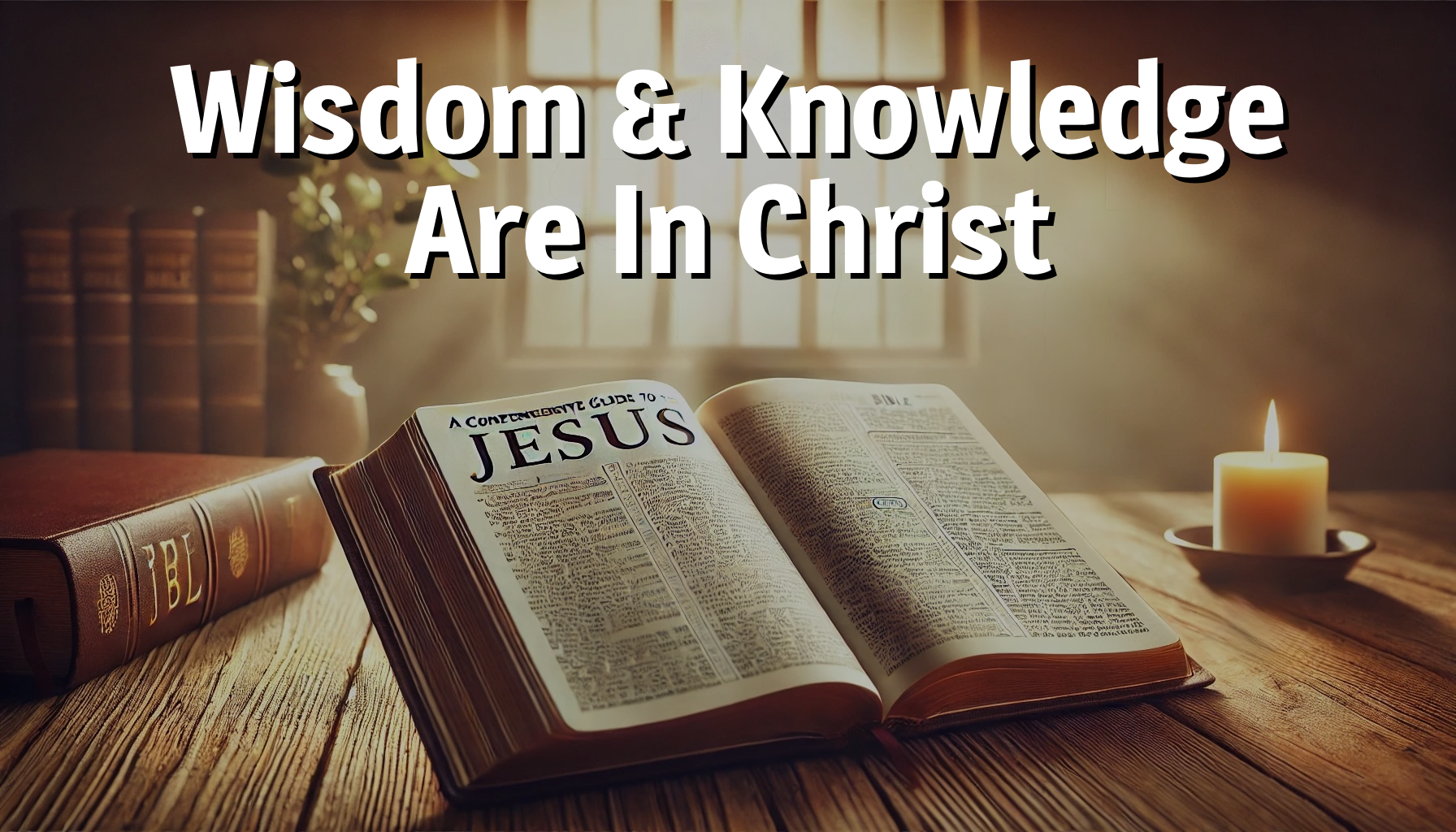Wisdom & Knowledge Are In Christ – PASTOR DARRYL BAKER